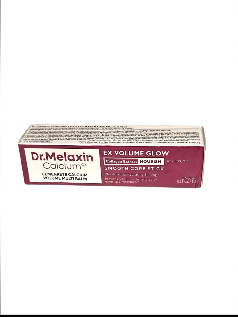 Dr.Melaxin Cementrete Calcium Ex Volume Glow Multi Balm NIB Sealed $19 9g
